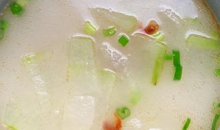 虾米冬瓜汤怎么做好吃 海米冬瓜怎么做
